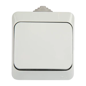 Переключатель одноклавишный SYSTEME ELECTRIC Этюд для влажных помещений 17792489