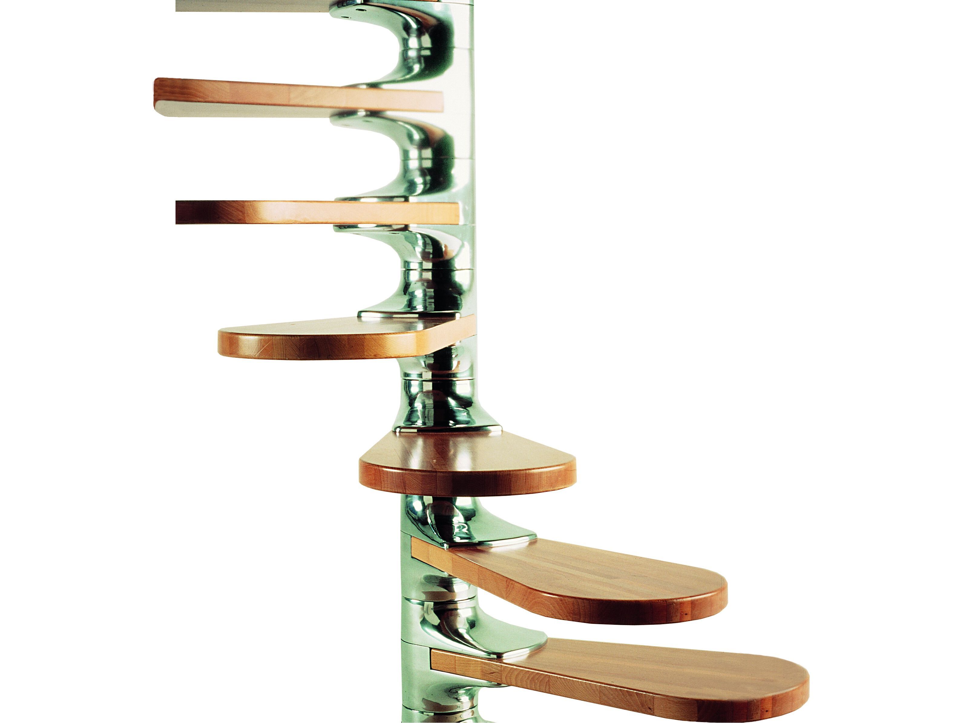 Винтовая лестница из алюминия и дерева Sentou TH ARCH-00058848 - Вид №1