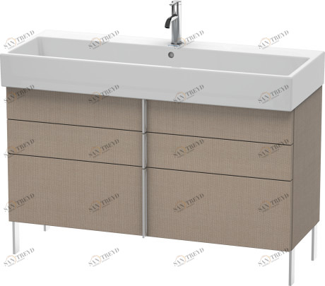 VA658907575 Vero Air Тумбочка напольная Лен, декор Duravit