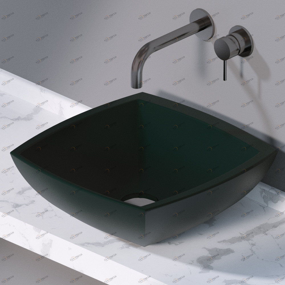 L246143 Накладная раковина на столешницу  квадратная A. e T. Italia SPOT AeT ITALIA