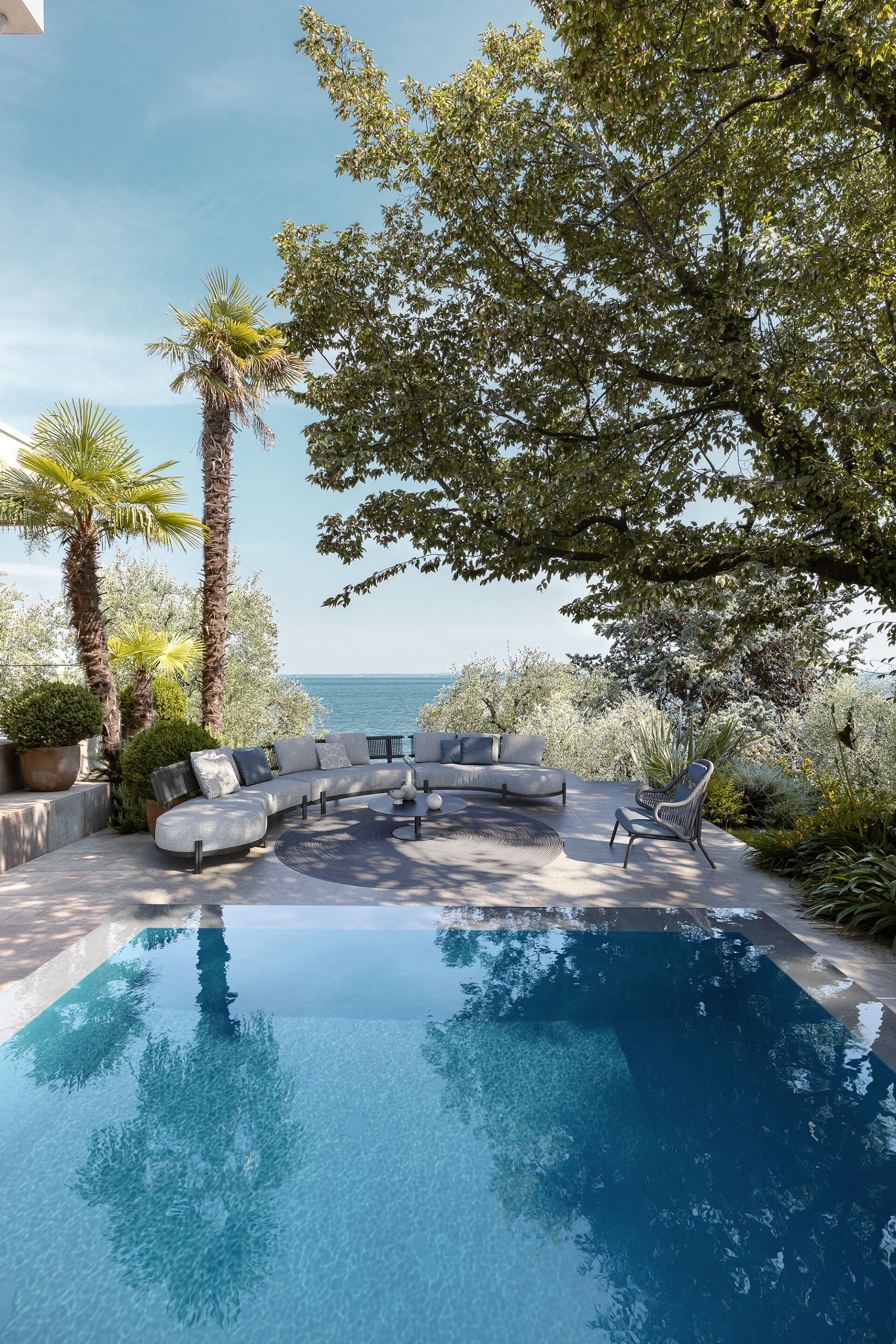 Высокий алюминиевый садовый столик с порошковым покрытием Atmosphera Smart ARCH-00112865 - Вид №6