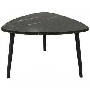 Журнальный столик треугольный 58x55 см черный