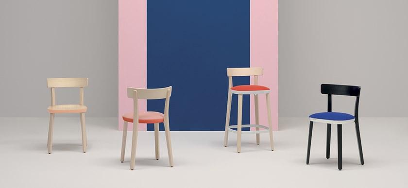 Pedrali Стул ясеня с сиденьем из венской соломы Folk 2920 - Вид №4