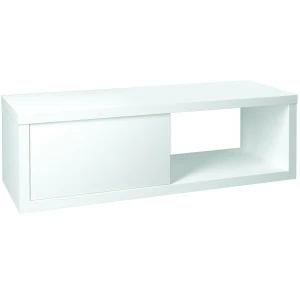 Тумба STORM, 120 см, подвесная, правая, без отверстия для установки умывальника, 1 ящик, push-to-open, белый глянец