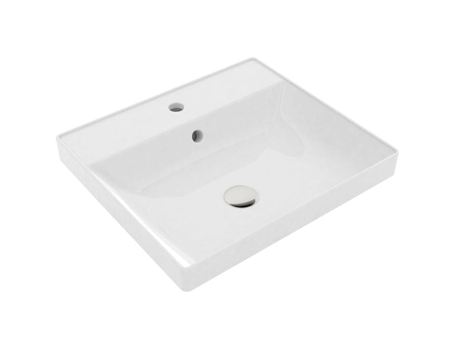 Керамическая прямоугольная встраиваемая раковина Olympia Ceramica Roger ARCH-00085717