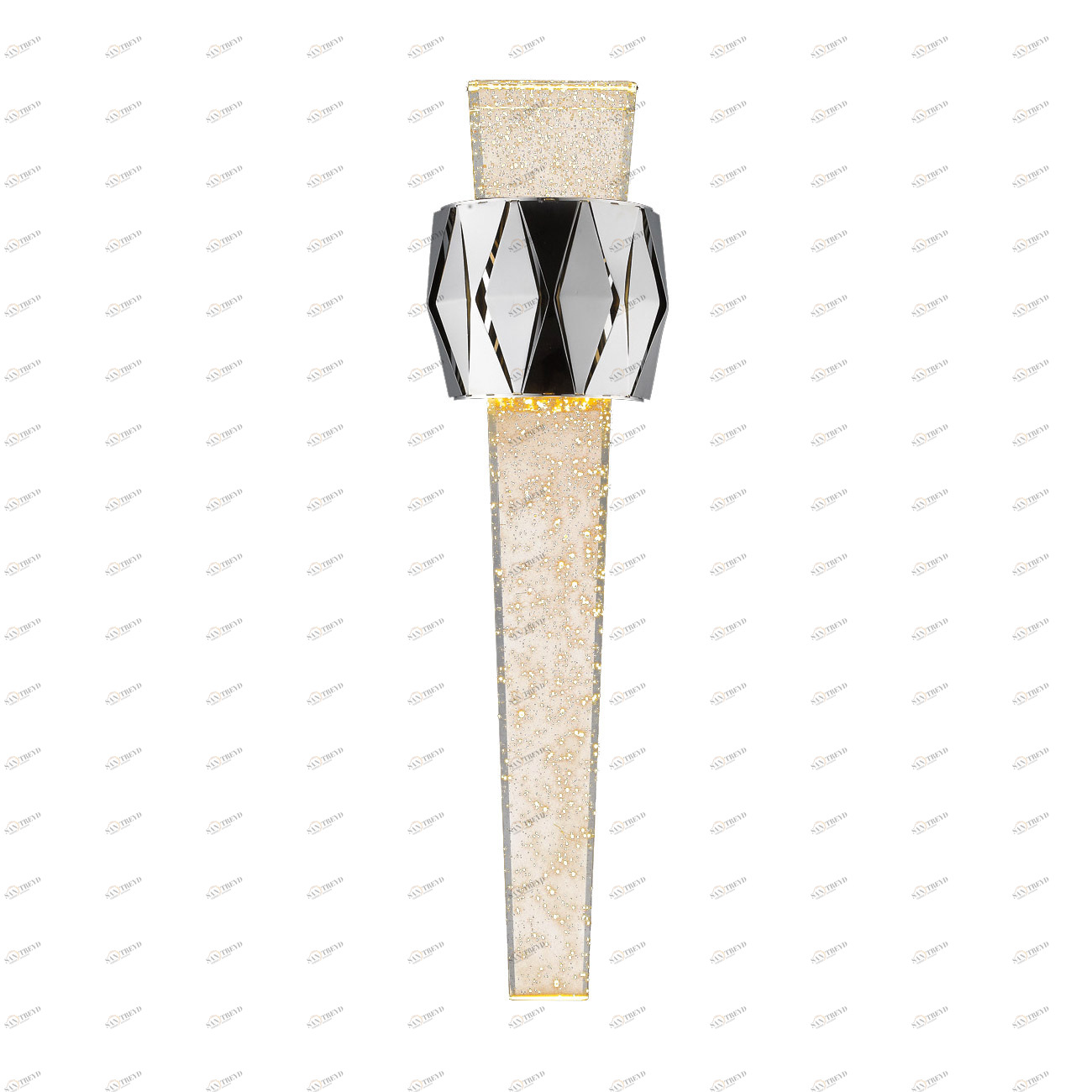 Светильник настенный прозрачный Delight Collection Glacier 9 Nickel WS98010M-9 nickel DELIGHT COLLECTION  00-3882902 Прозрачный 