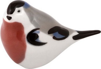 80359 Императорский фарфоровый завод Скульптура "Снегирь" Фарфор твердый 