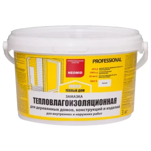 Замазка для дерева Neomid г цвет белый 3 кг