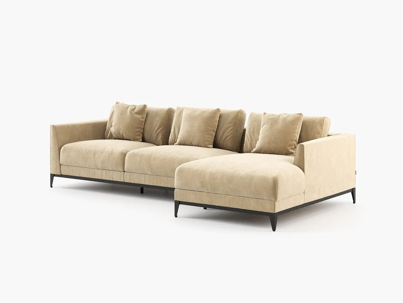 Угловой диван из ткани Laskasas DECKER ARCH-00135601 - Вид №2