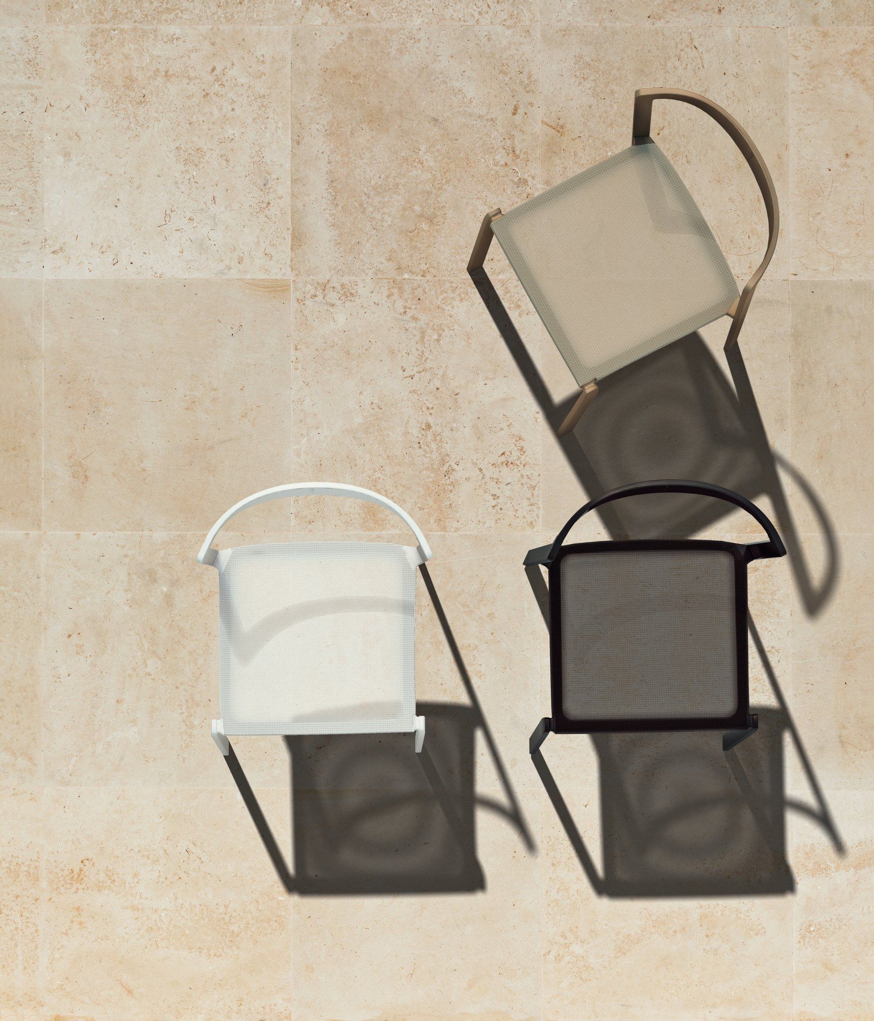 Алюминиевый штабелируемый садовый стул с порошковым покрытием MY YOUR Push ARCH-00111518 - Вид №10