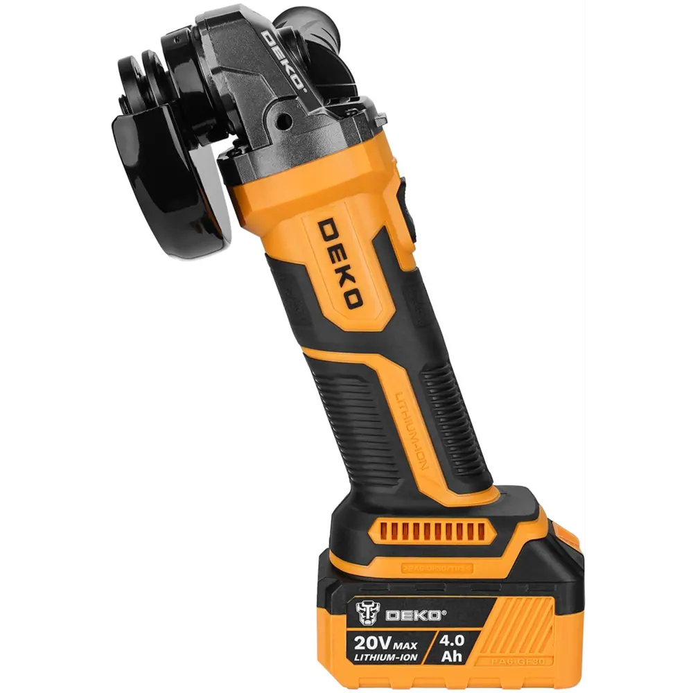 УШМ аккумуляторная Deko DKAG20-125, 20 В Li-ion 2x4 Ач, 125 мм 88877200 STLM-2171704  - Вид №1