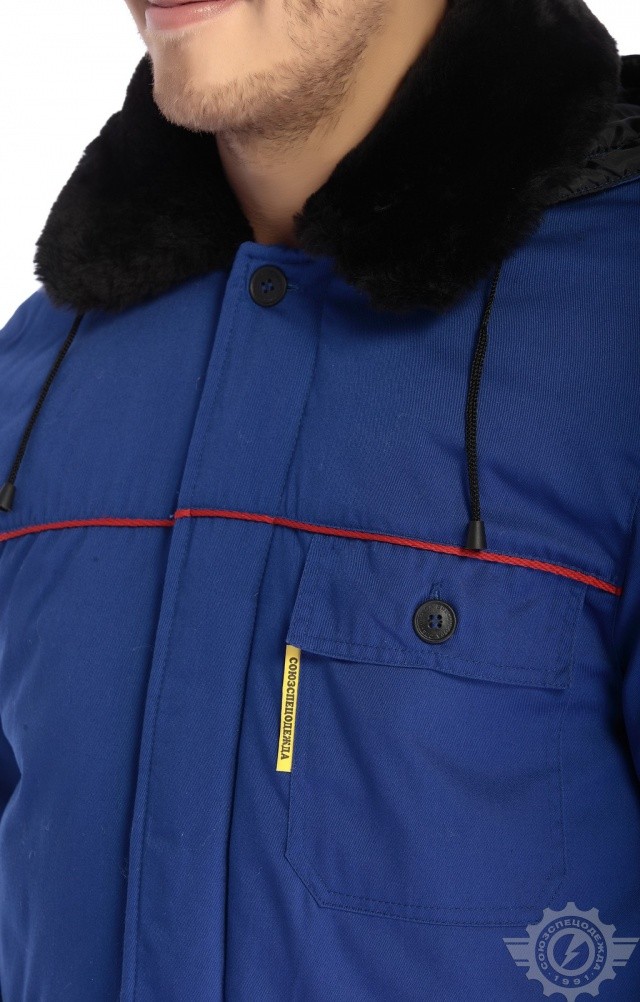 63784 Костюм "Эксперт-К" зимний василек  Зимняя спецодежда  размер 56-58/170-176  - Вид №14