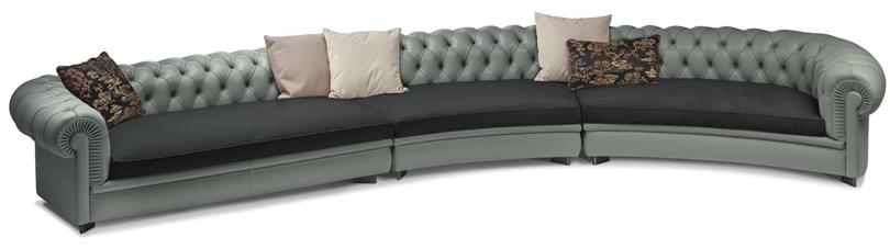 Poltrona Frau Модульный кожаный диван с тафтингом La collezione - divani e poltrone sun-id-1423378 - Вид №4