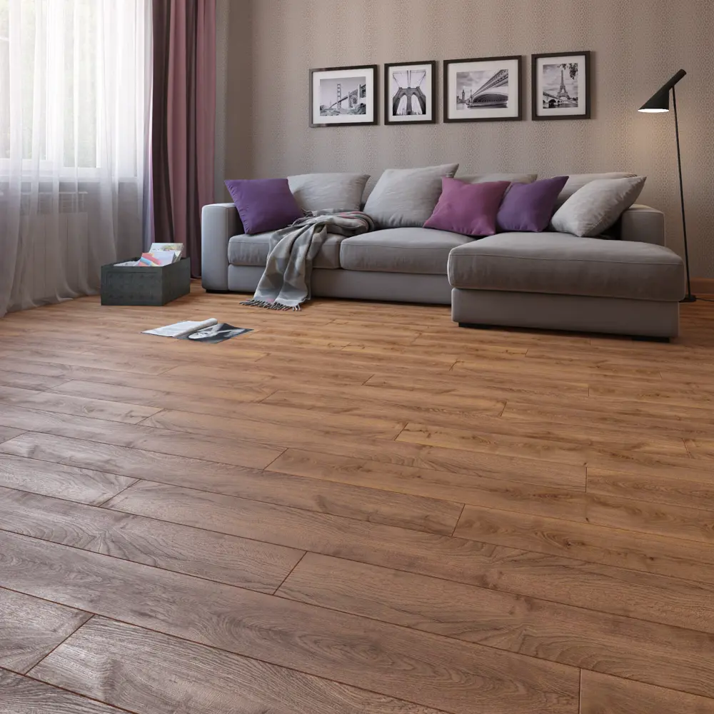 Ламинат «Бурбон» 33 класс толщина 12 мм с фаской 1.253 м² SOMMER STLM-2032396 - Вид №5