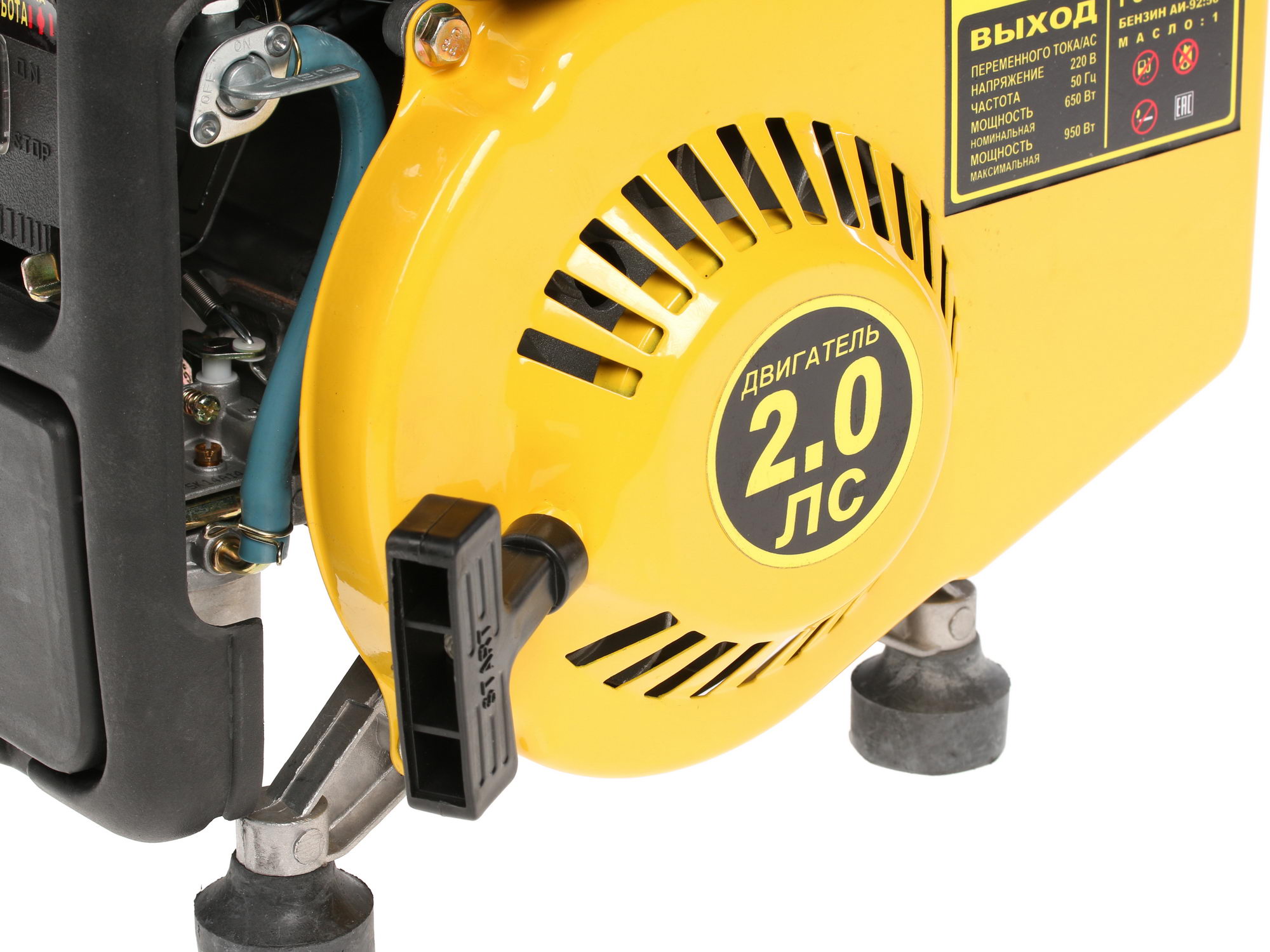 Электрогенератор   бензиновый Huter HT950A 1021217 STDN-0122686 - Вид №7