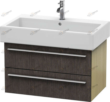 XL634507272 X-Large Тумбочка подвесная Дуб брашированный, натуральный шпон Duravit