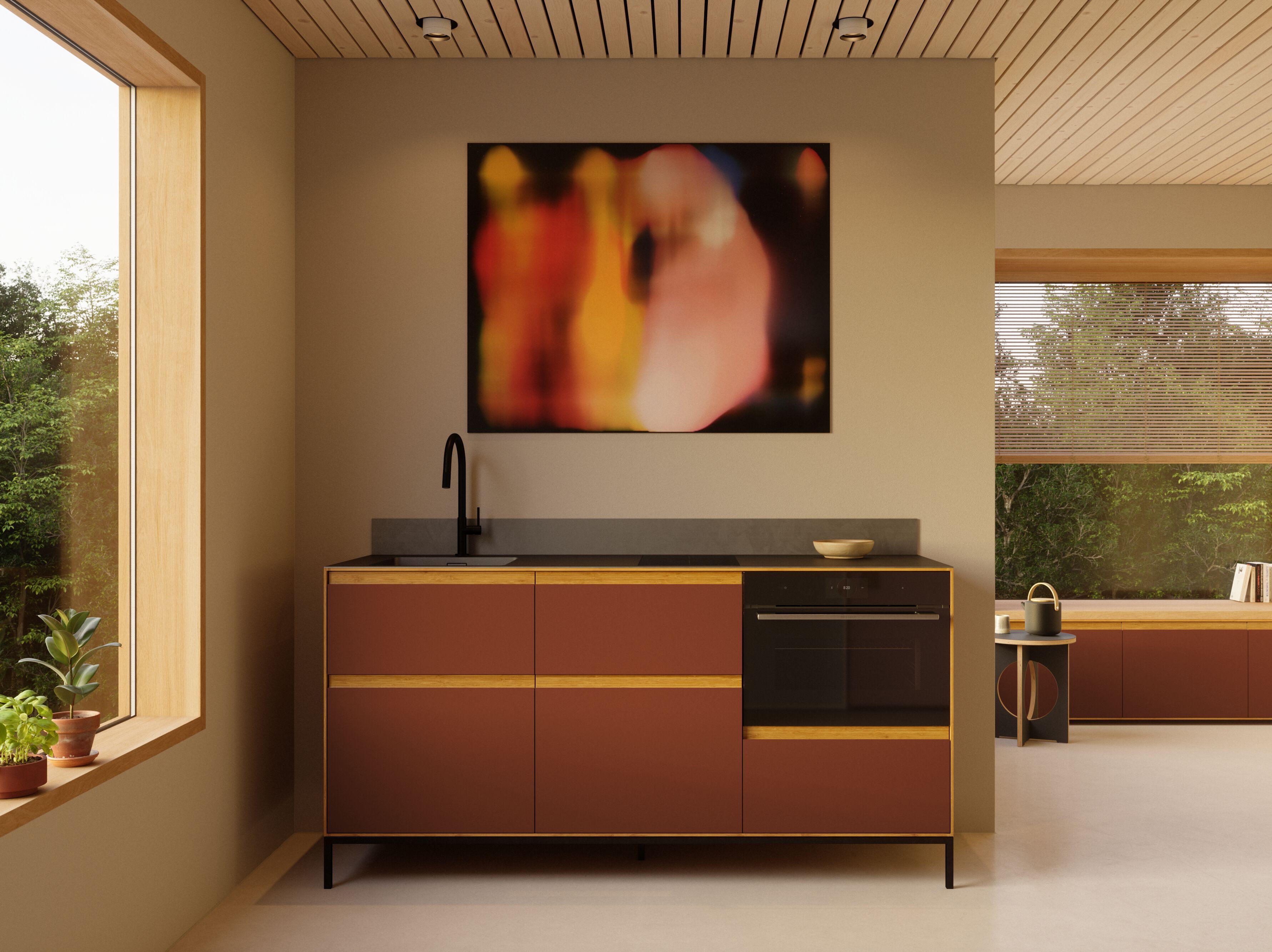 Встроенная кухня Neuvermoebelt TINY KITCHEN "OFFICE" ARCH-00100348 - Вид №1