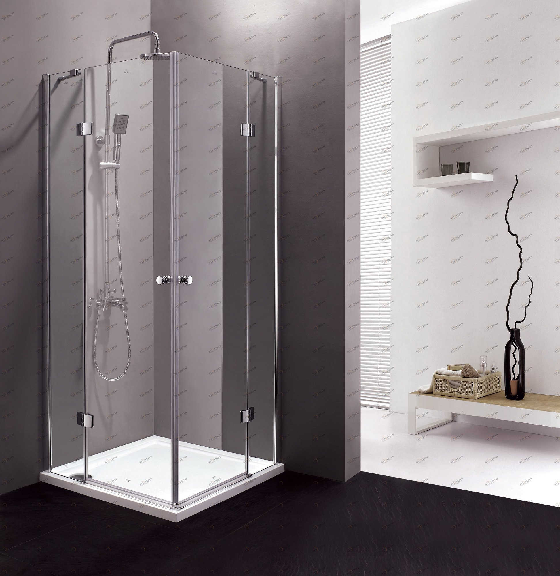 Душевой уголок CEZARES VERONA-W-AH-2-120/100-P-Cr-R