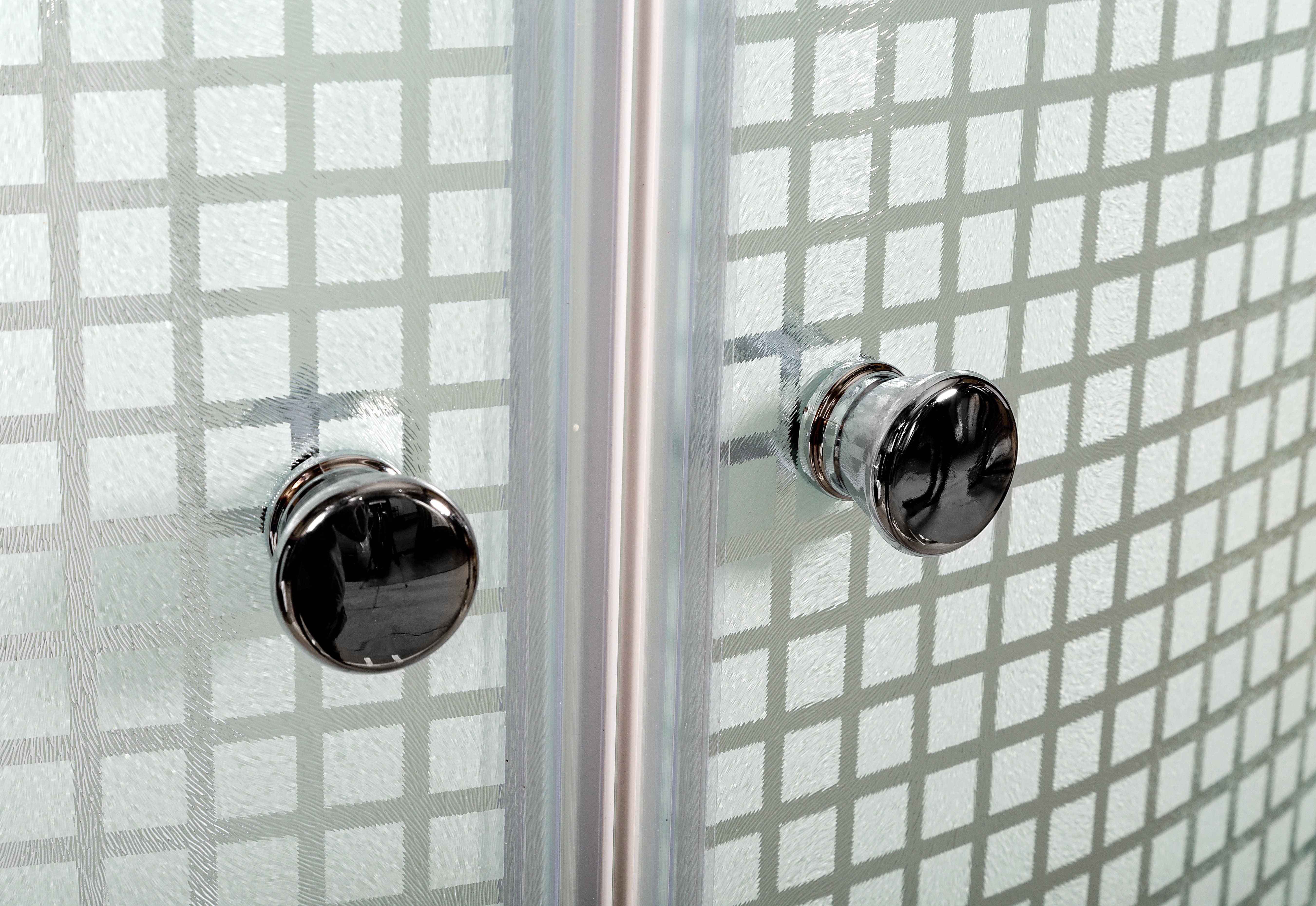 BМ1590 с гидромассажем BLACK Душевая кабина DETO Серия ВМ L 980 с гидромассажем - Вид №2