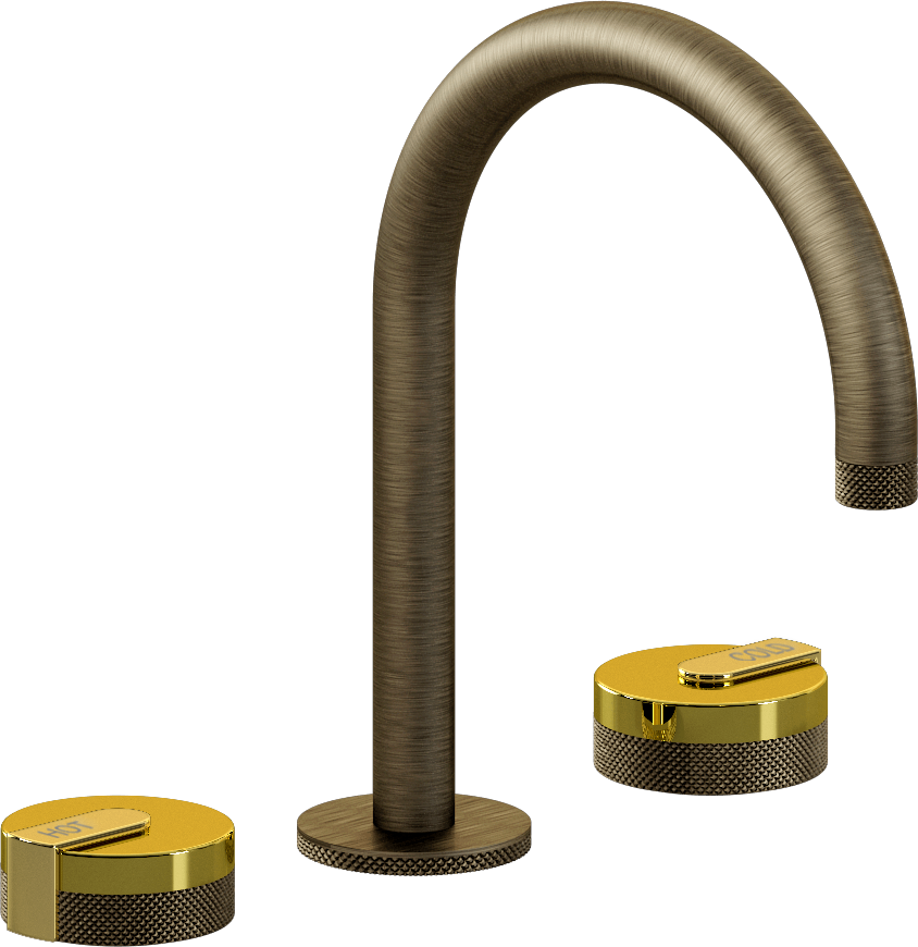 E-11512-R1PB-L1AU-VBB Смеситель для умывальника на 3 отвертия GRAFF MOD+