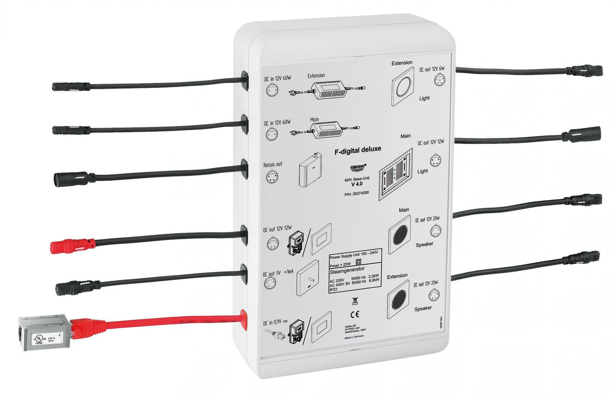 Базовый блок 4.0 Bluetooth GROHE F-Series 40 дюймов (26374000) Spare Parts