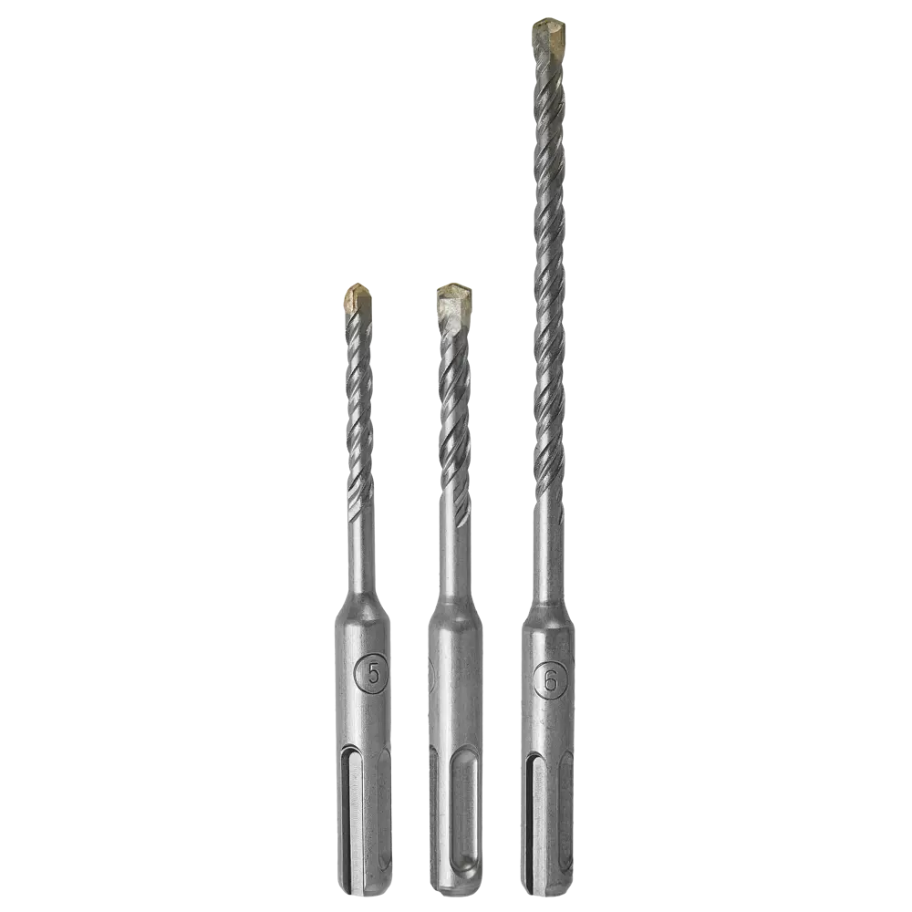 82909790 Набор буров по бетону SDS-plus 5/6x110 и 6x160, 3 шт. STLM-0848672 Santreyd 