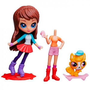 A8227 Hasbro Littlest Pet Shop Литлс Пет Шоп Модница Блайс и зверюшка (в ассортименте) Littlest Pet Shop Hasbro