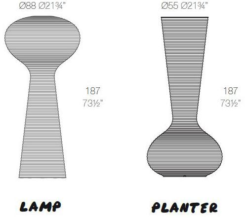 VONDOM Торшер для улицы Bloom sun-id-1373976 - Вид №7