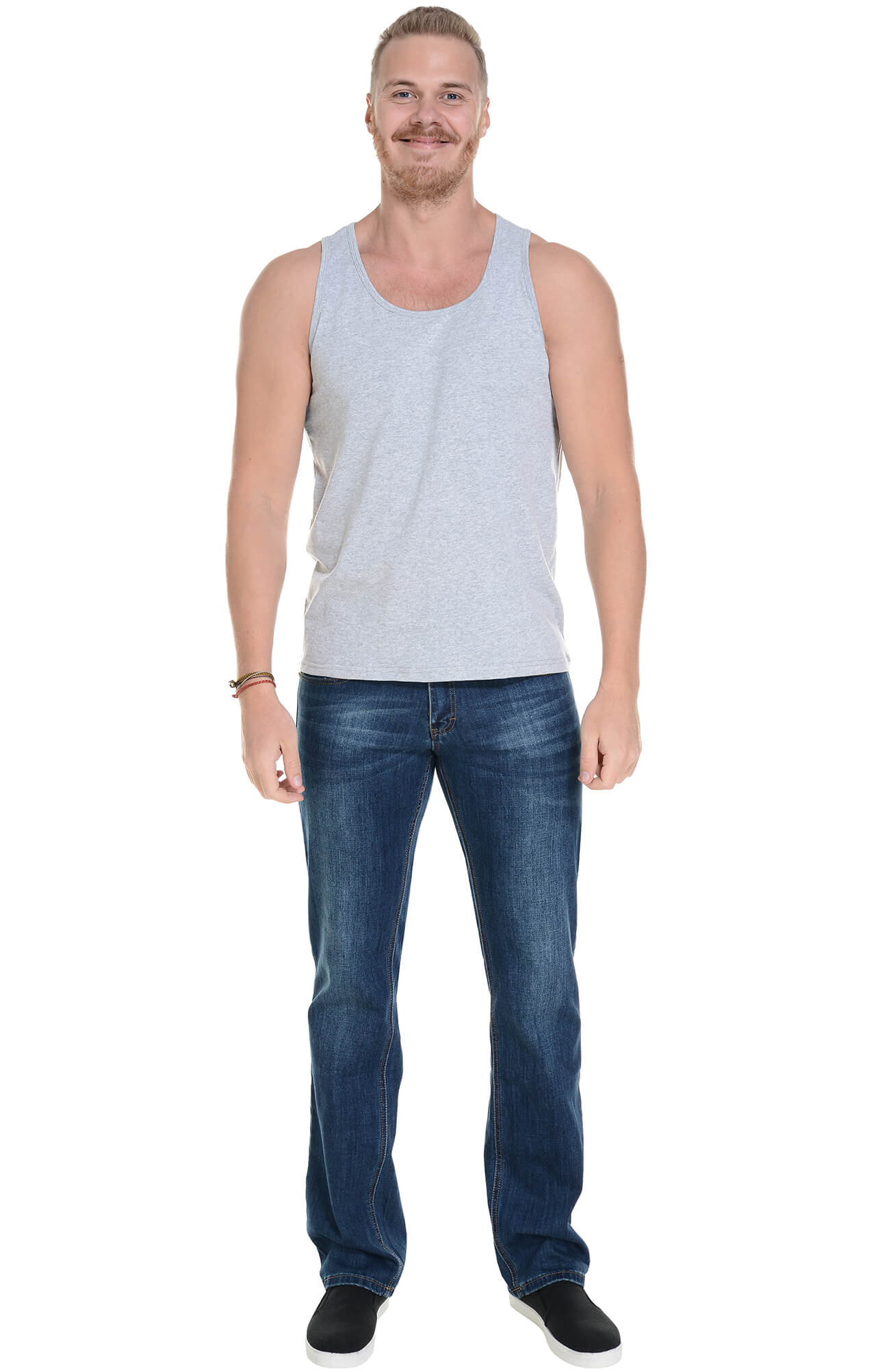 62665 Майка мужская серая  Толстовки, рубашки, футболки, тенниски  размер 48-50 Спецодежда  - Вид №4