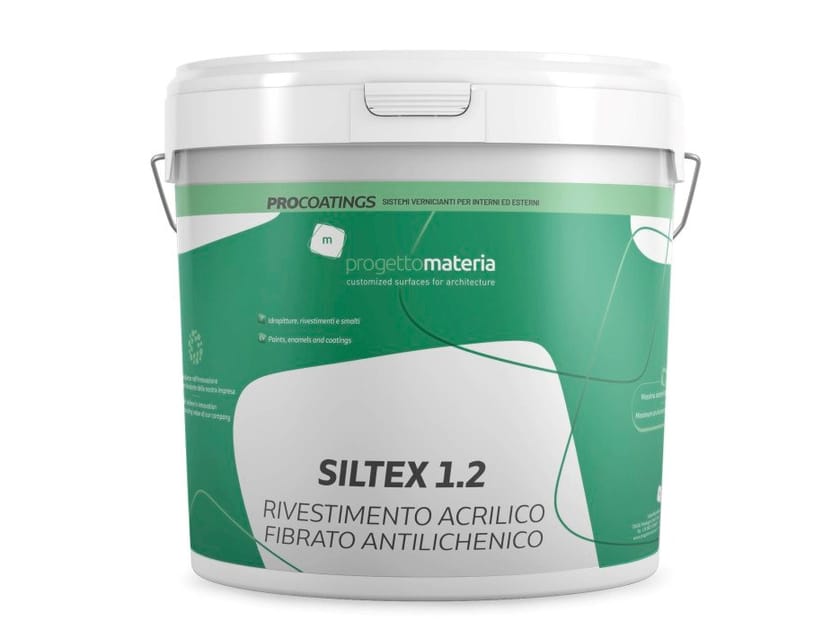 Антилихеновое волокнистое акриловое покрытие Progettomateria SILTEX 1.2 ARCH-00083530
