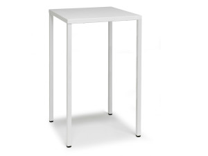 Высокий квадратный стальной стол