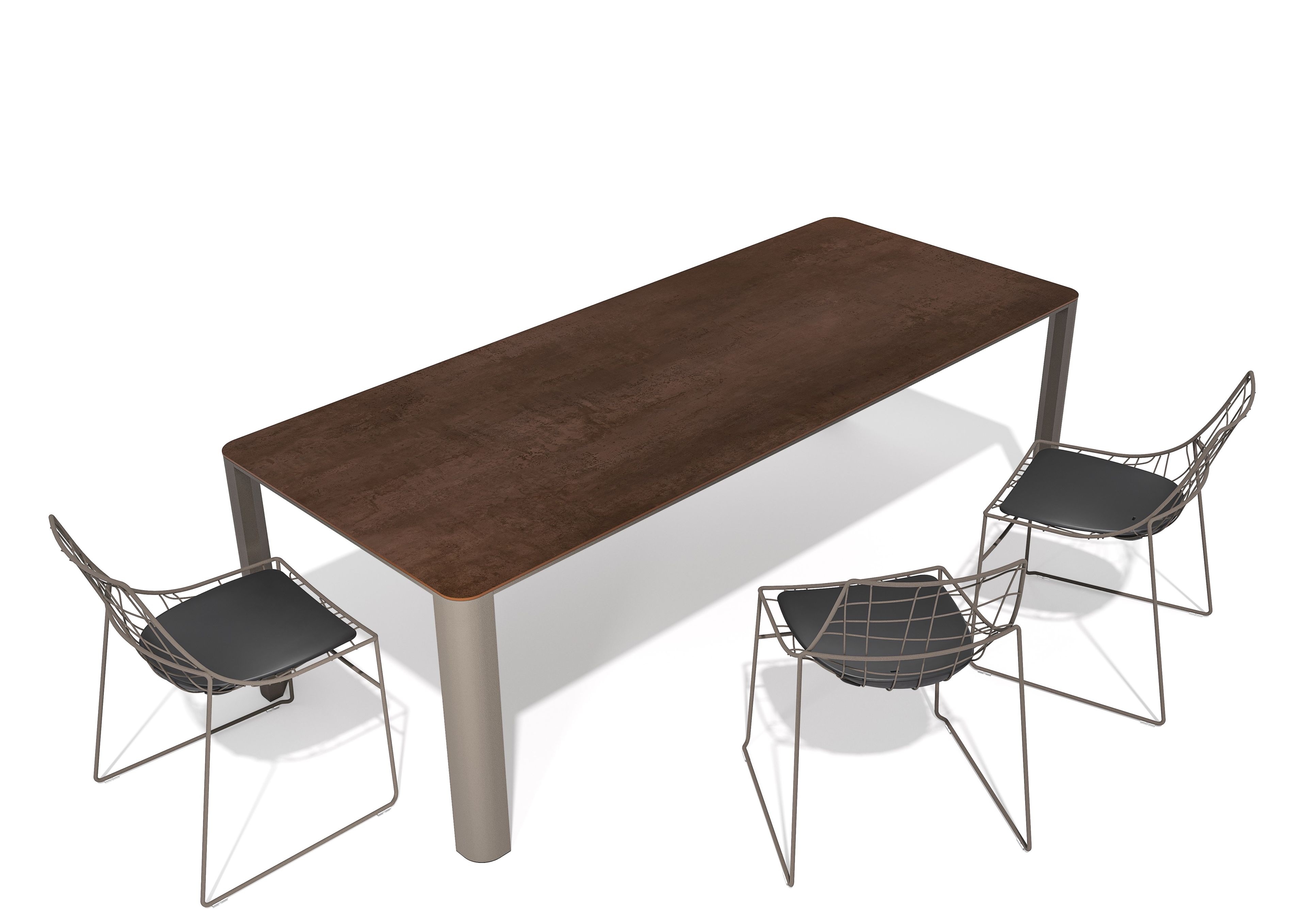 Штабелируемый металлический стул Sovet Italia KEYAH ARCH-00076046 - Вид №3