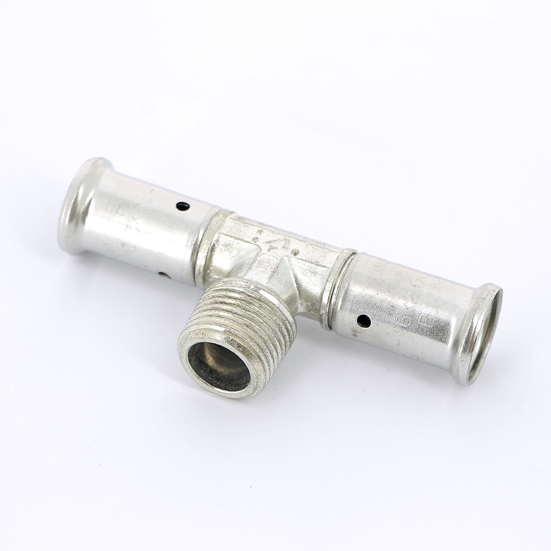 Тройник НР пресс HENCO 16x1/2"x16 14P160416 - Вид №1