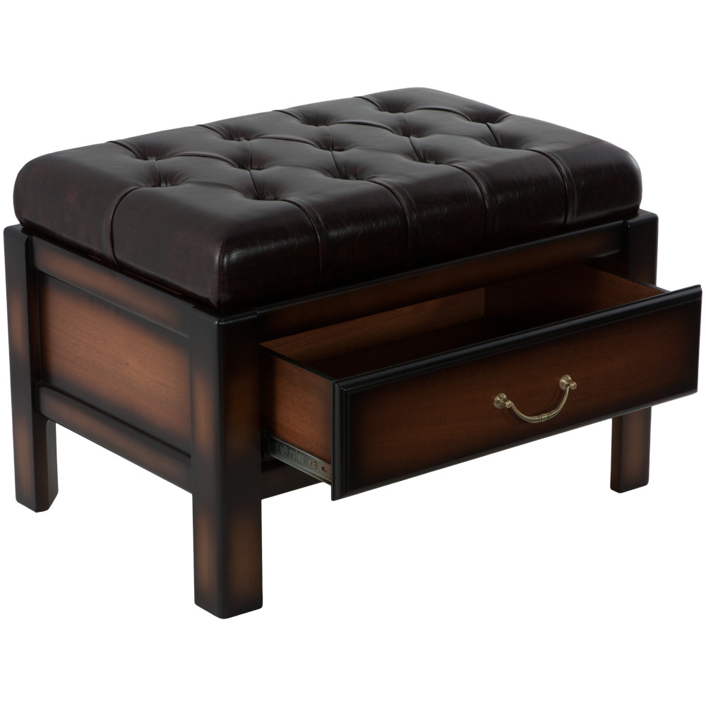 11127 Банкетка Лотос 6 Орех Шоколад мрамор BOGACHO 4627138159958 - Вид №1