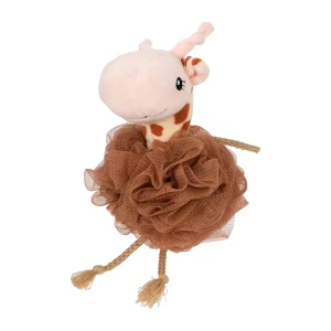 Мочалка детская Банные Штучки Жирафик 40377 17x12 см нейлон цвет коричневый