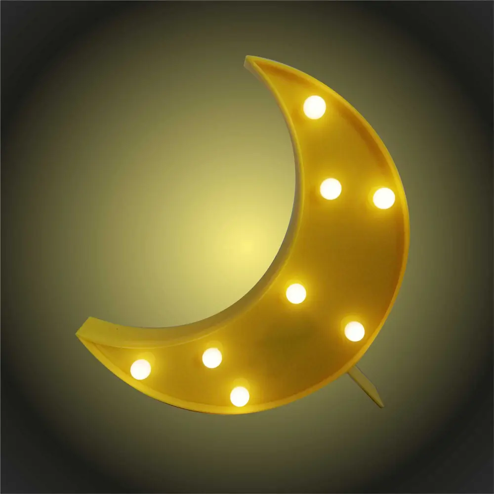 Ночник «Полумесяц» 3 Вт, цвет жёлтый APEYRON STLM-2109223 - Вид №2
