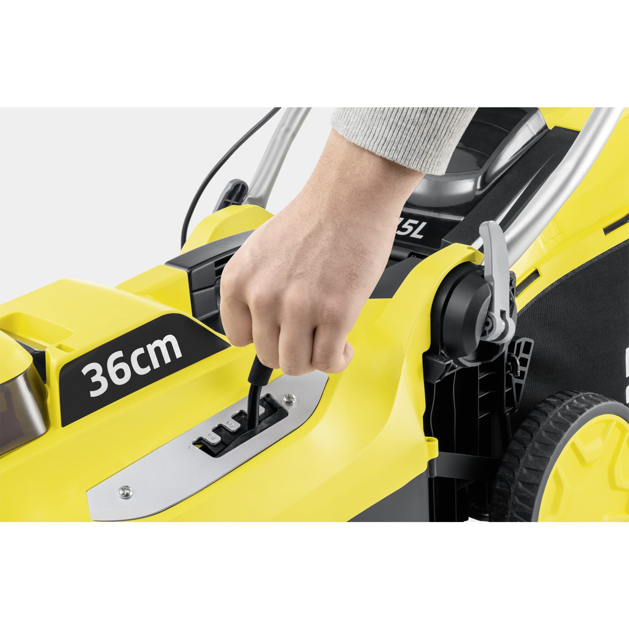 82723209 Газонокосилка аккумуляторная Karcher LMO Battery 18-36 18 В 36 см АКБ и ЗУ не в комплекте Santreyd  - Вид №5