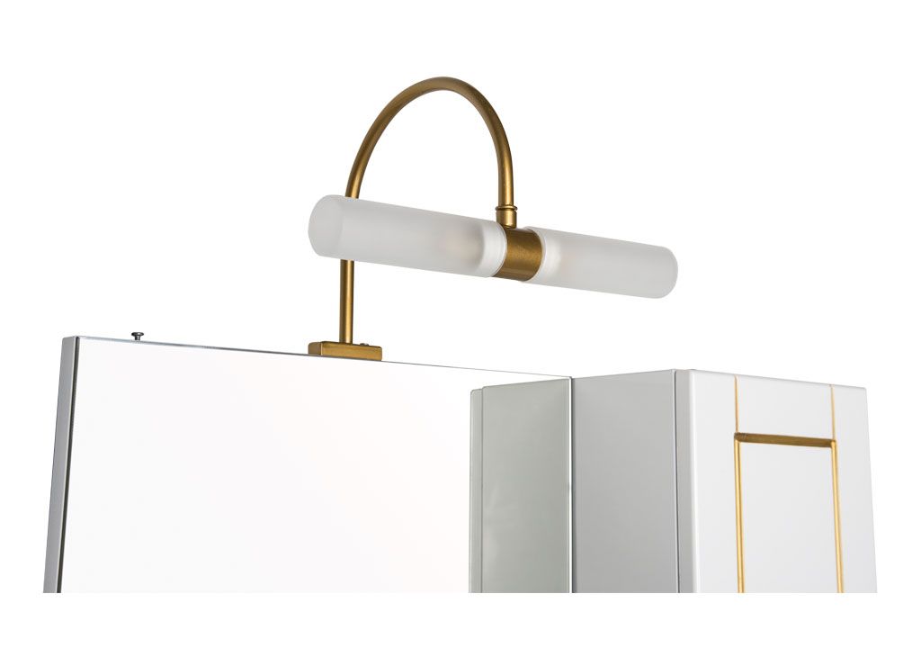 Мебель для ванной Aquanet Честер 75 белый/золото 00186330 - Вид №4