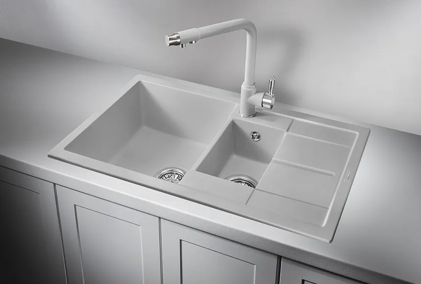 7802, СЛАНЕЦ, кухонная мойка, кварц GRANULA 7802-ST29