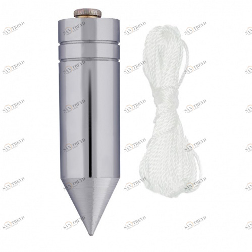 Отвес цилиндрический 500 гр шнур 5 метр Matrix 12642