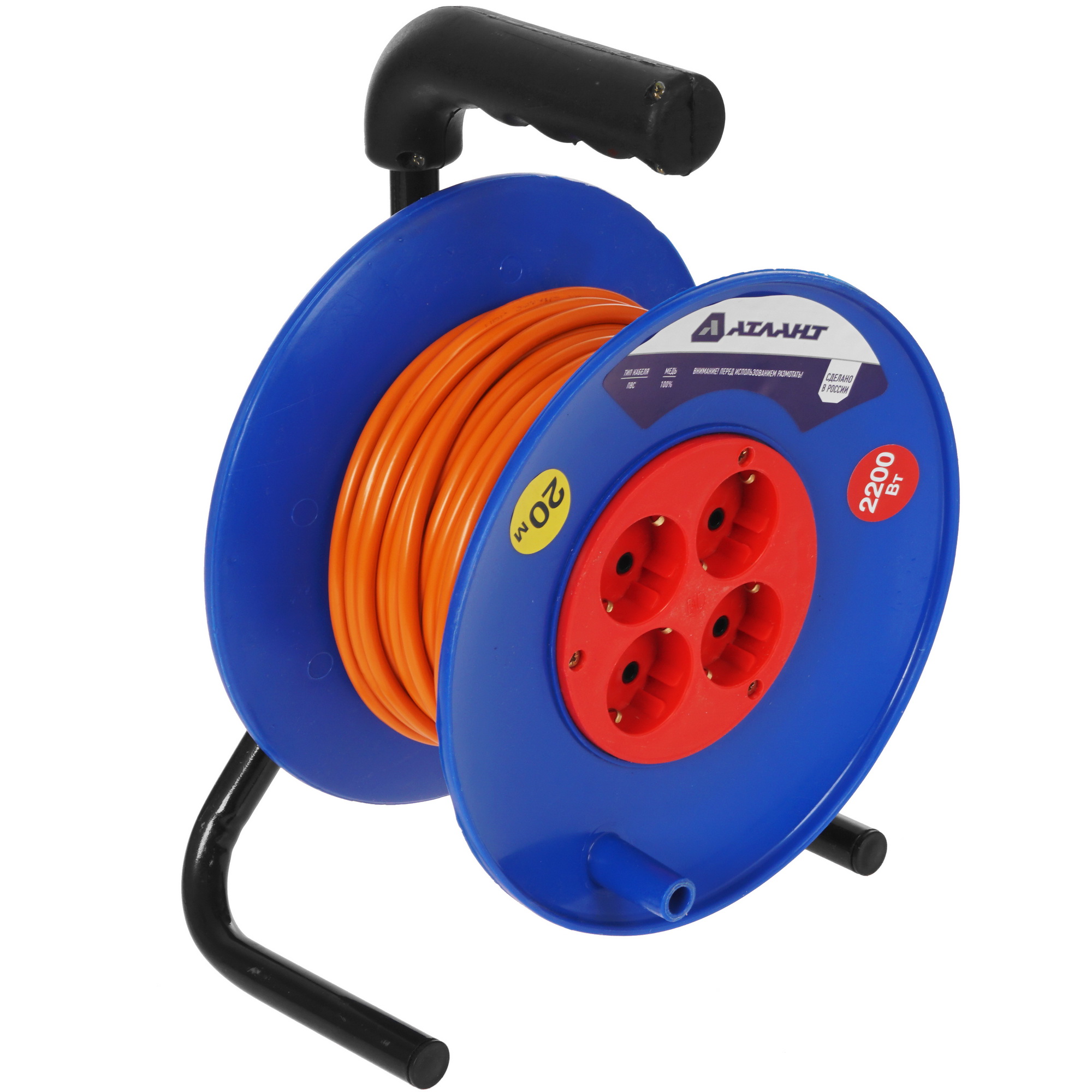 Удлинитель силовой Атлант 40299 оранжевый 5413360 STDN-0110708