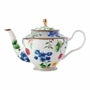 Чайник фарфоровый с ситечком белый с синим в подарочной упаковке Contessa MAXWELL & WILLIAMS CONTESSA 00-3946806 Белый;синий