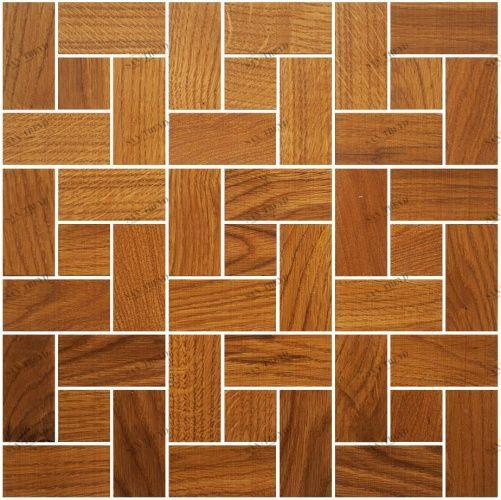 Мозаика и 3D панели из дерева Da Vinci Мозаика Ritmo Amber 073 Дуб Селект (Гладкая) 324х324 мм 1301100073