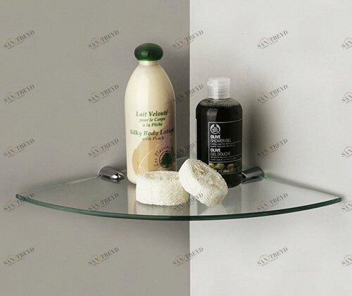 K-533 Полка  стеклянная угловая Santreyd 