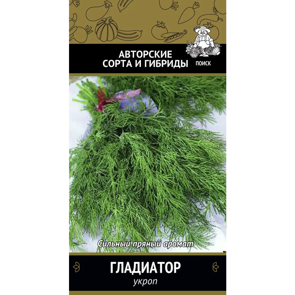 Семена укропа «Гладиатор» от ПОИСК — ароматная зелень для вашего стола 82102320 STLM-0018957