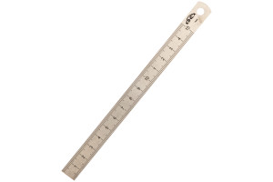 15979353 Стальная линейка 150х13х0,5 мм, шкала 1 мм 1022-0 Kinex
