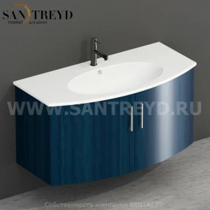 MDMA10Y6083 Тумба с двумя створками 98 см синяя Globo 4ALL Италия