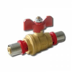 Кран пресс для монтажа в стене, бабочка TIEMME 26