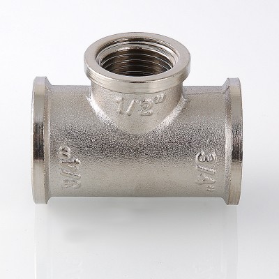 VTr.750.N.0605 Фитинг резьбовой – тройник переходной Valtec 1" х 3/4" х 1"  - Вид №4