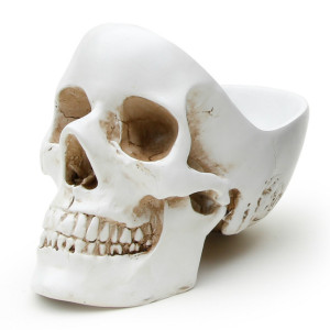 SK TIDYSKULL1 Органайзер для мелочей skull, белый Suck UK